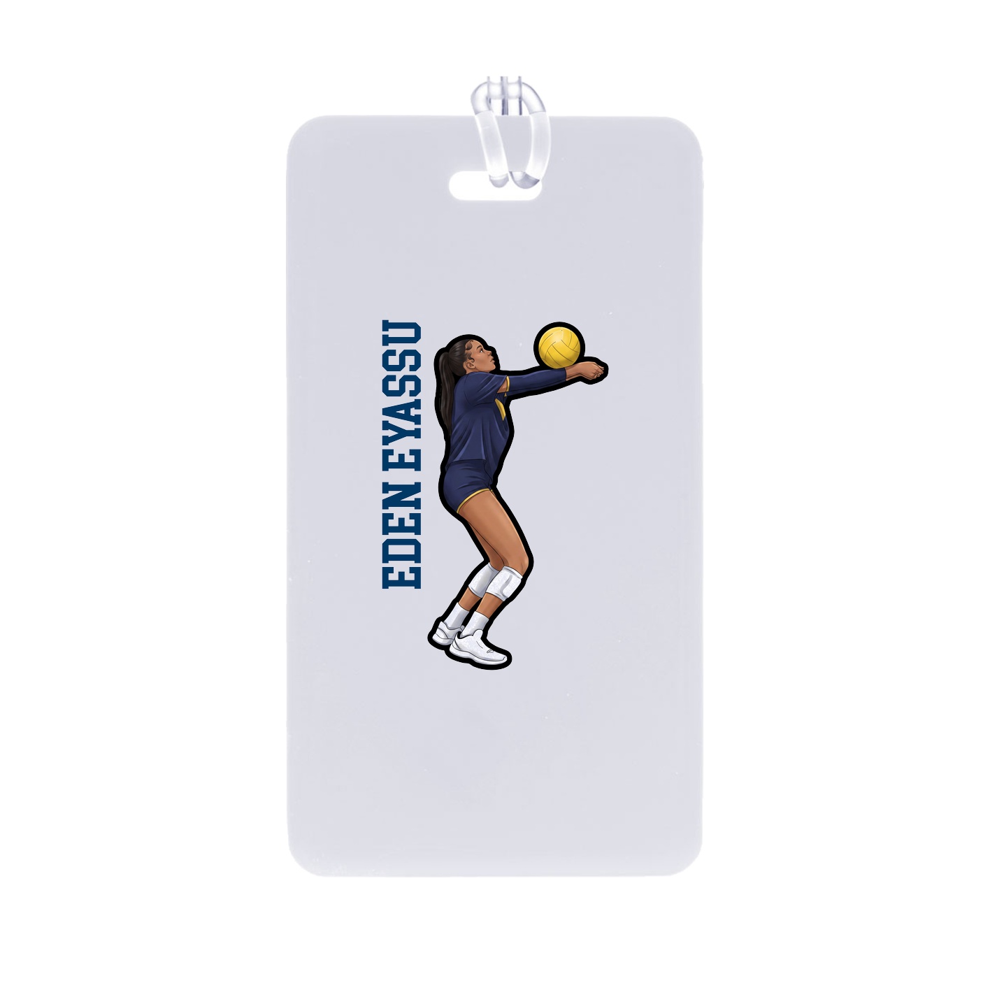 Bag Tag — Name Vertical in Classic