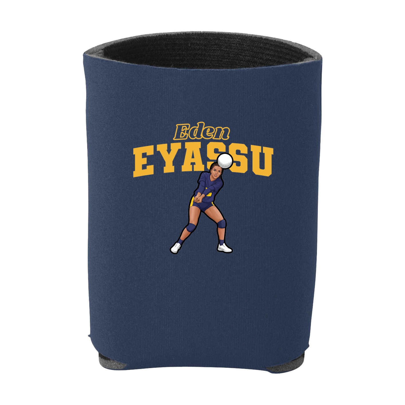 Can Holder — Name Arch in Navy