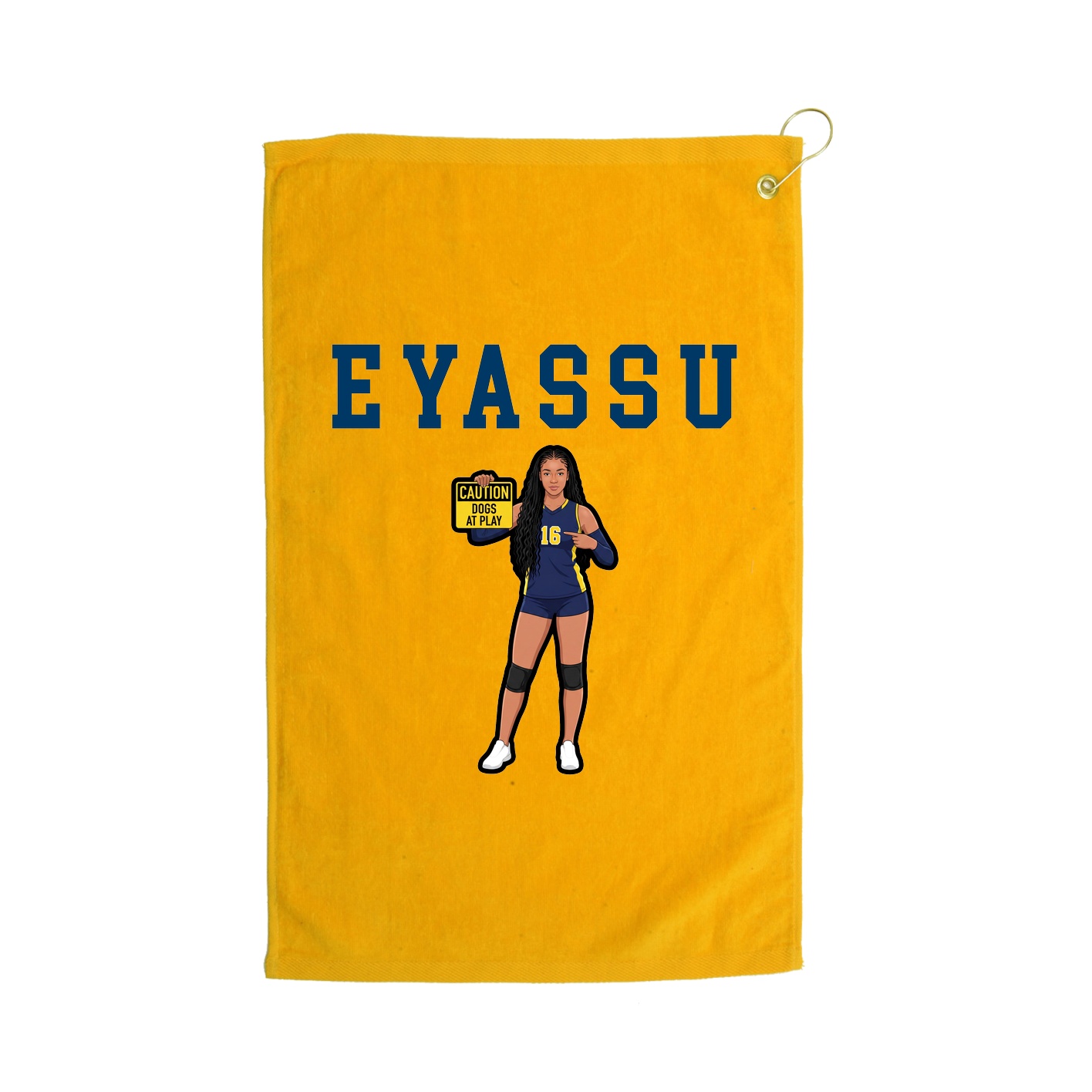 Golf Towel — Shirsey in Gold