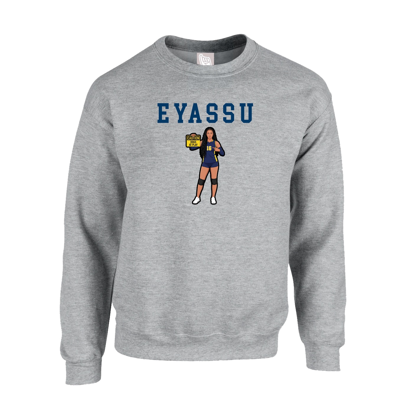 Fleece Crew — Shirsey in Grey