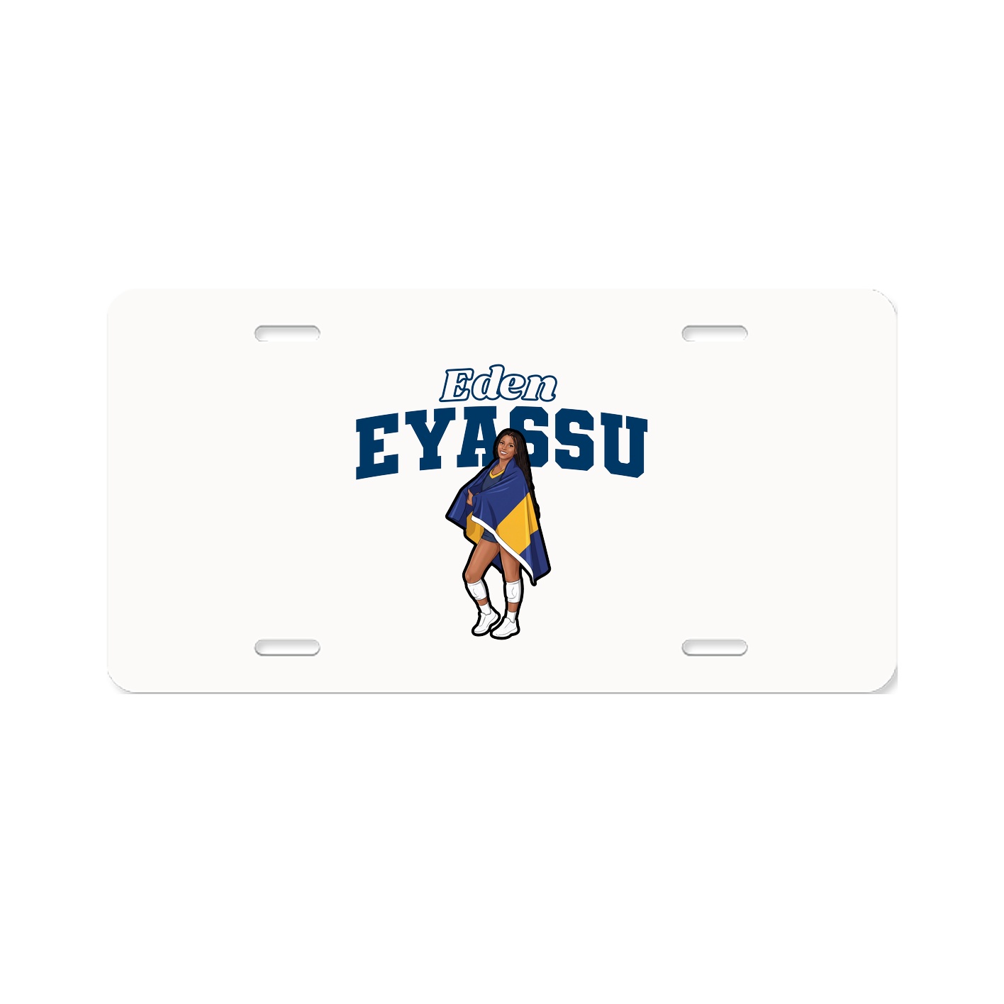 License Plate — Name Arch in Classic