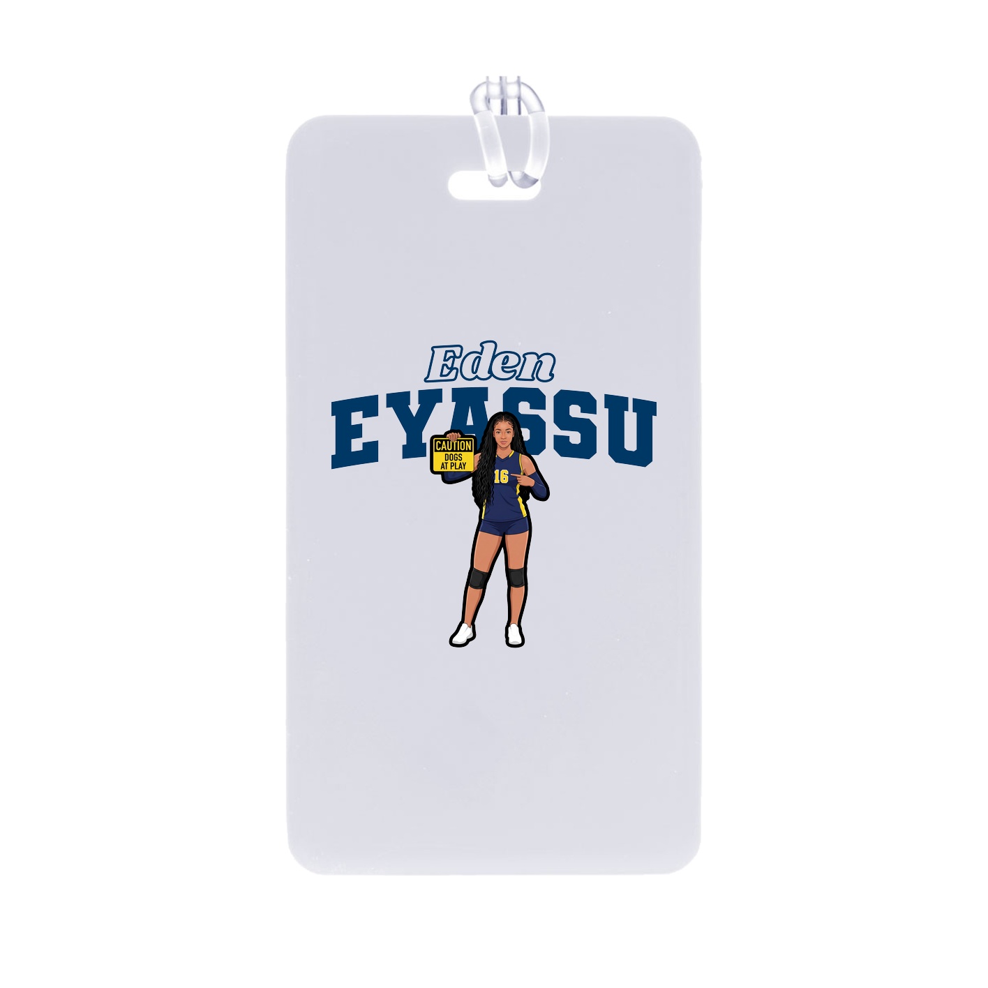 Bag Tag — Name Arch in Classic