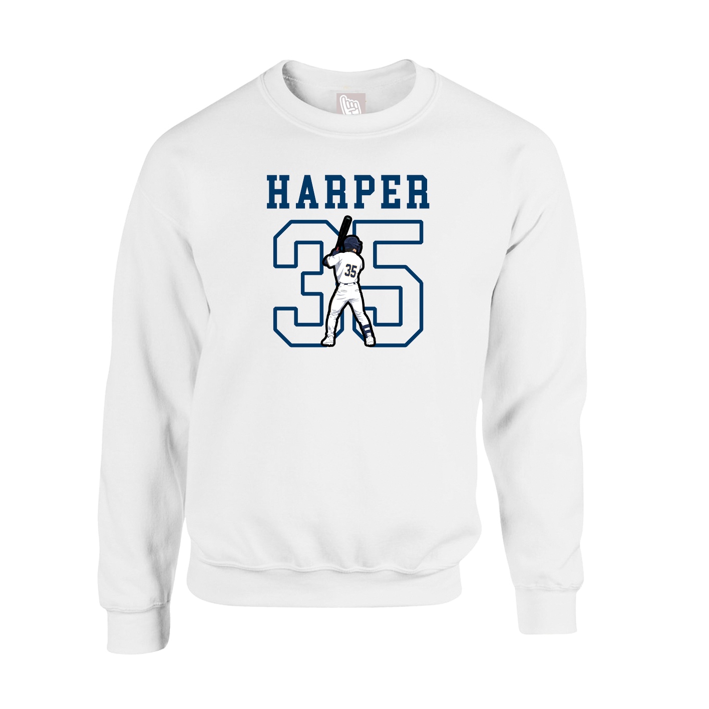 Fleece Crew — Shirsey in White