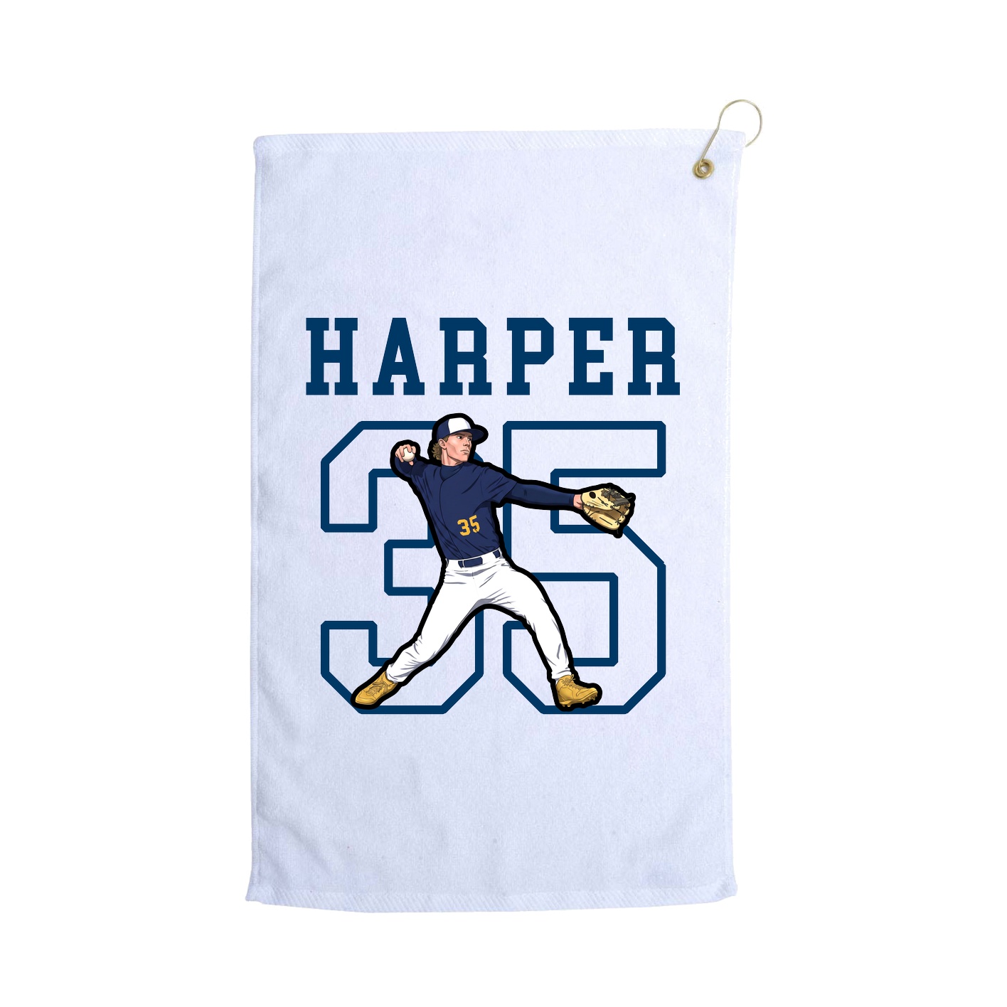 Golf Towel — Shirsey in White