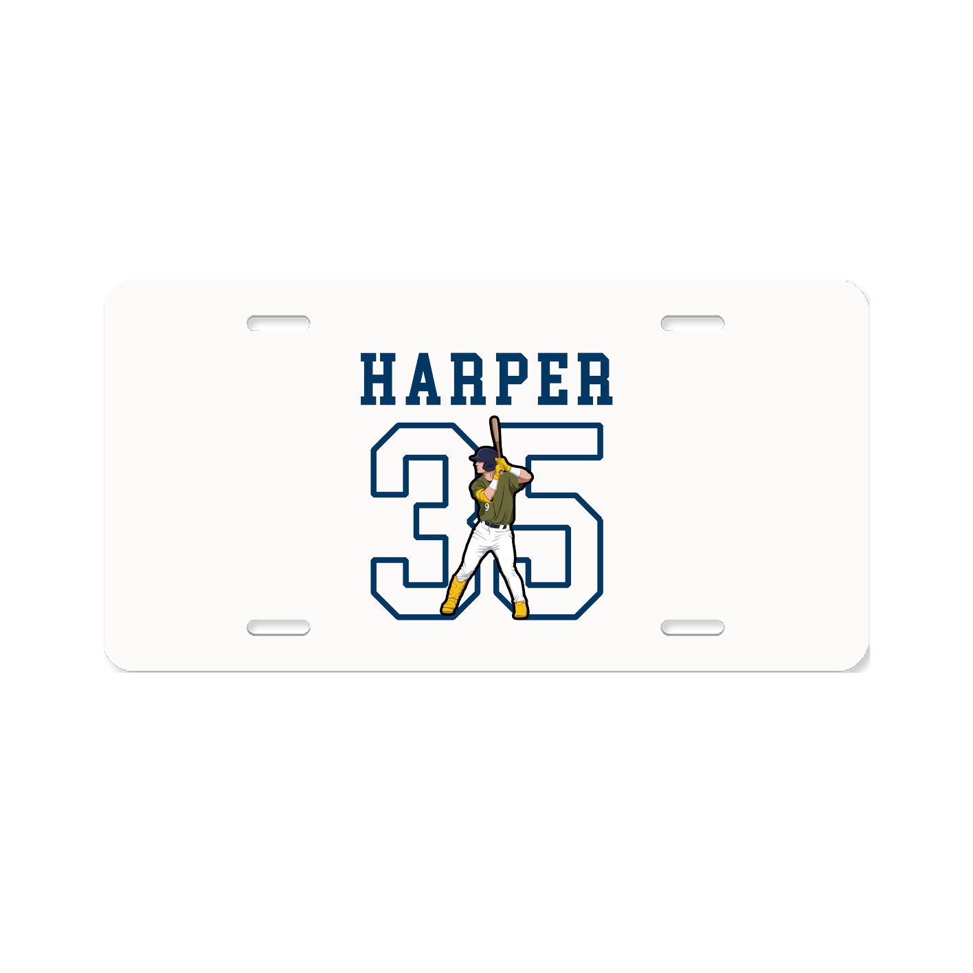 License Plate — Shirsey in Classic