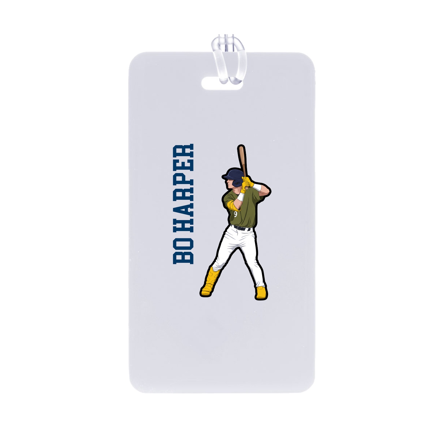 Bag Tag — Name Vertical in Classic