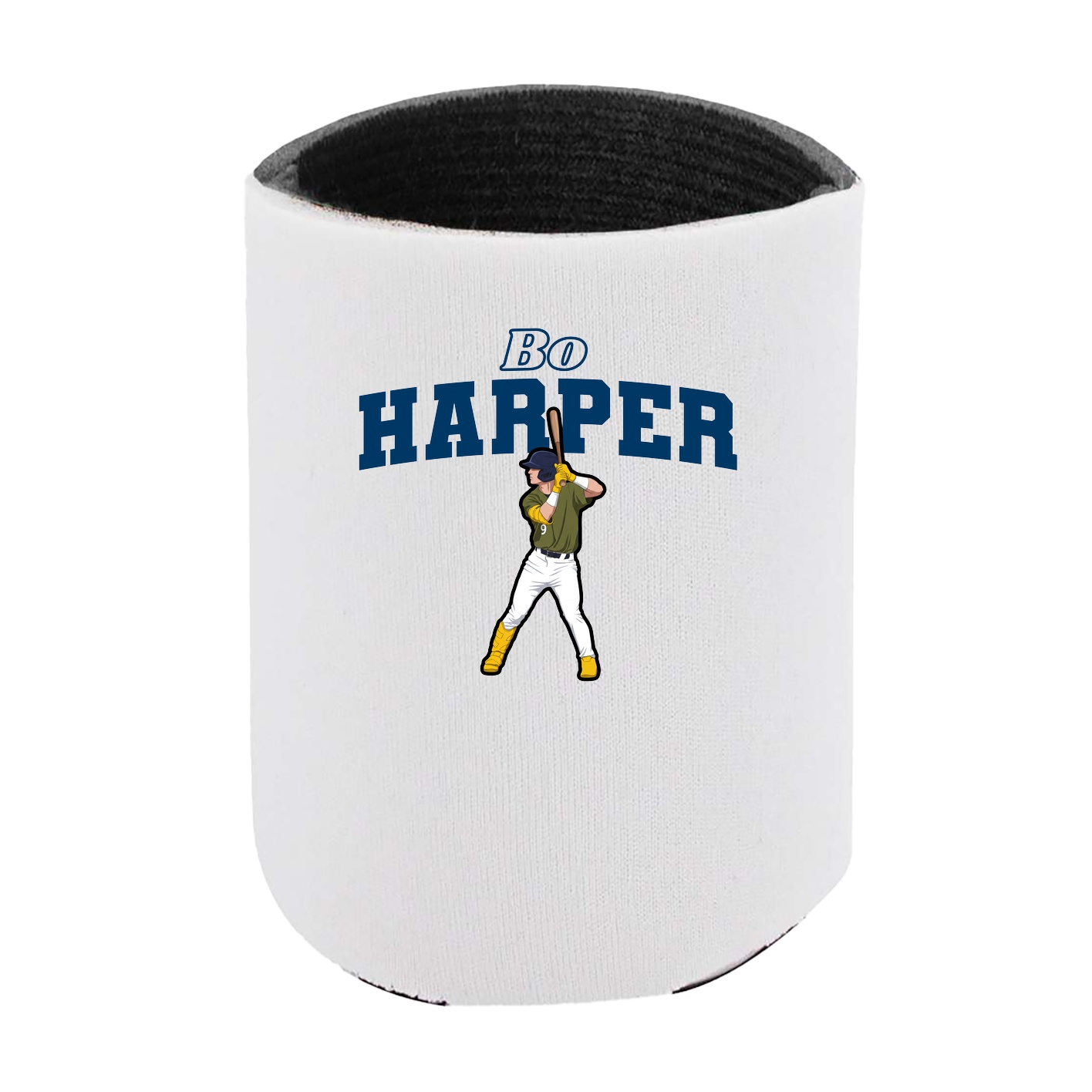 Can Holder — Name Arch in White