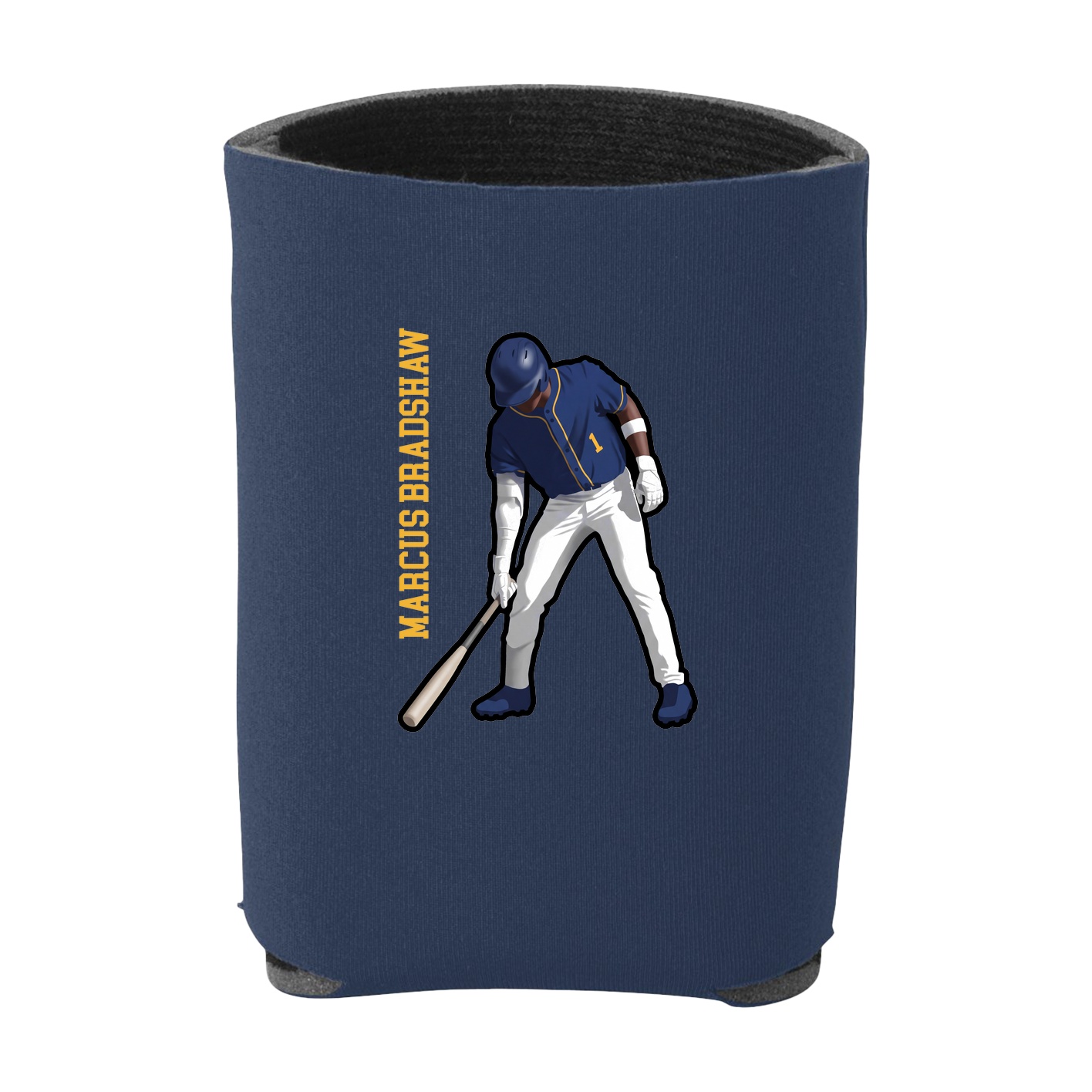 Can Holder — Name Vertical in Navy
