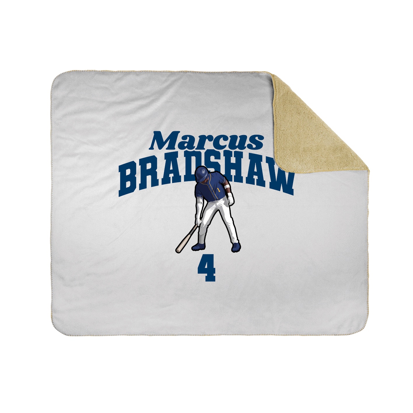 Throw Blanket — Signature Arch in White