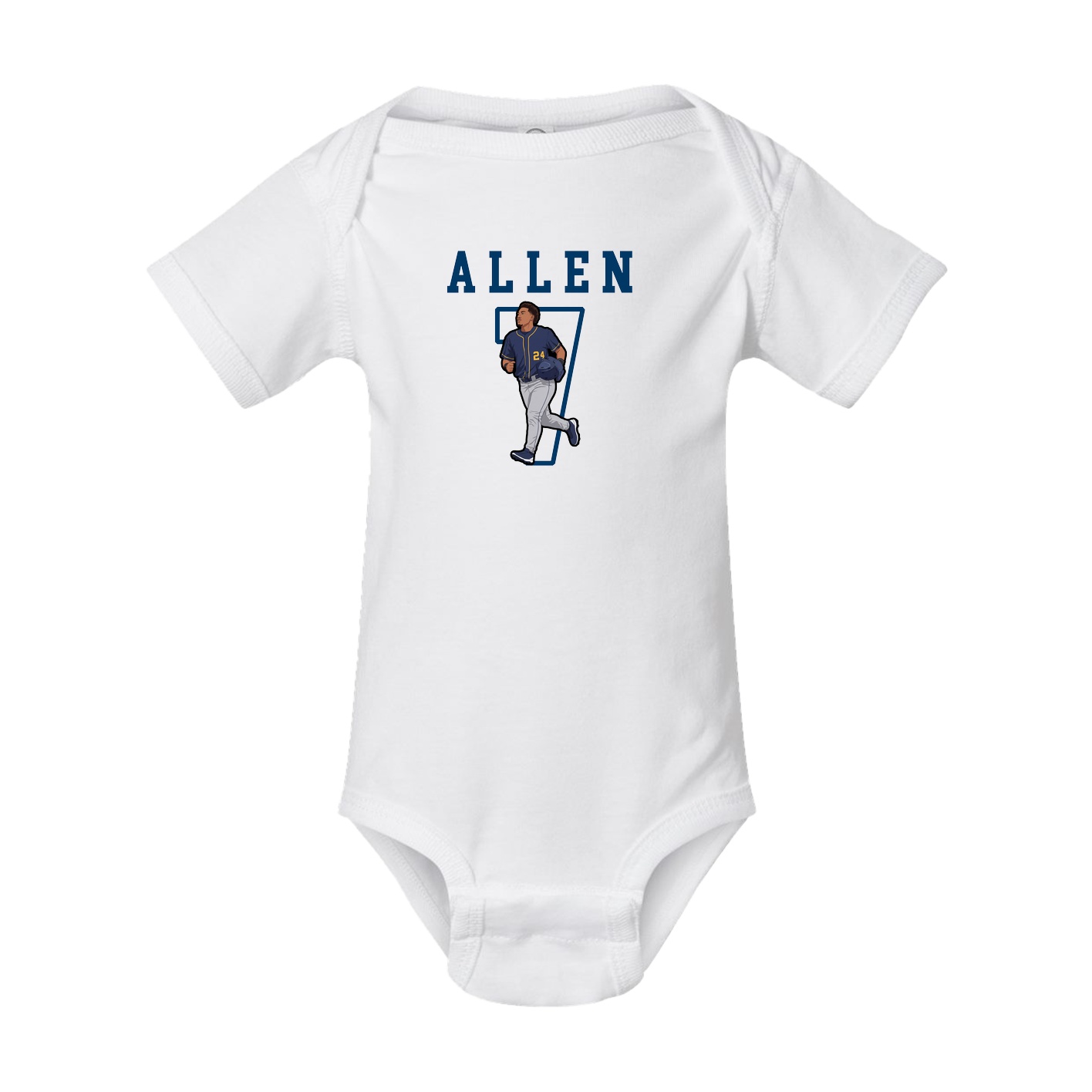 Baby Onesie — Shirsey in White