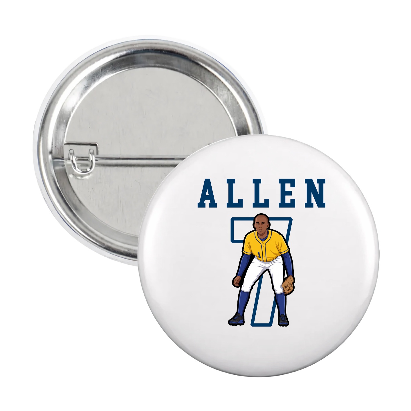 Game Day Button — Shirsey in White