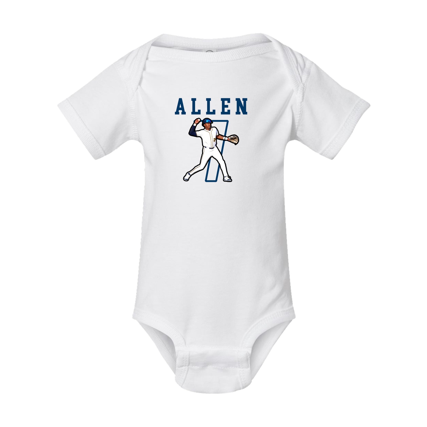 Baby Onesie — Shirsey in White