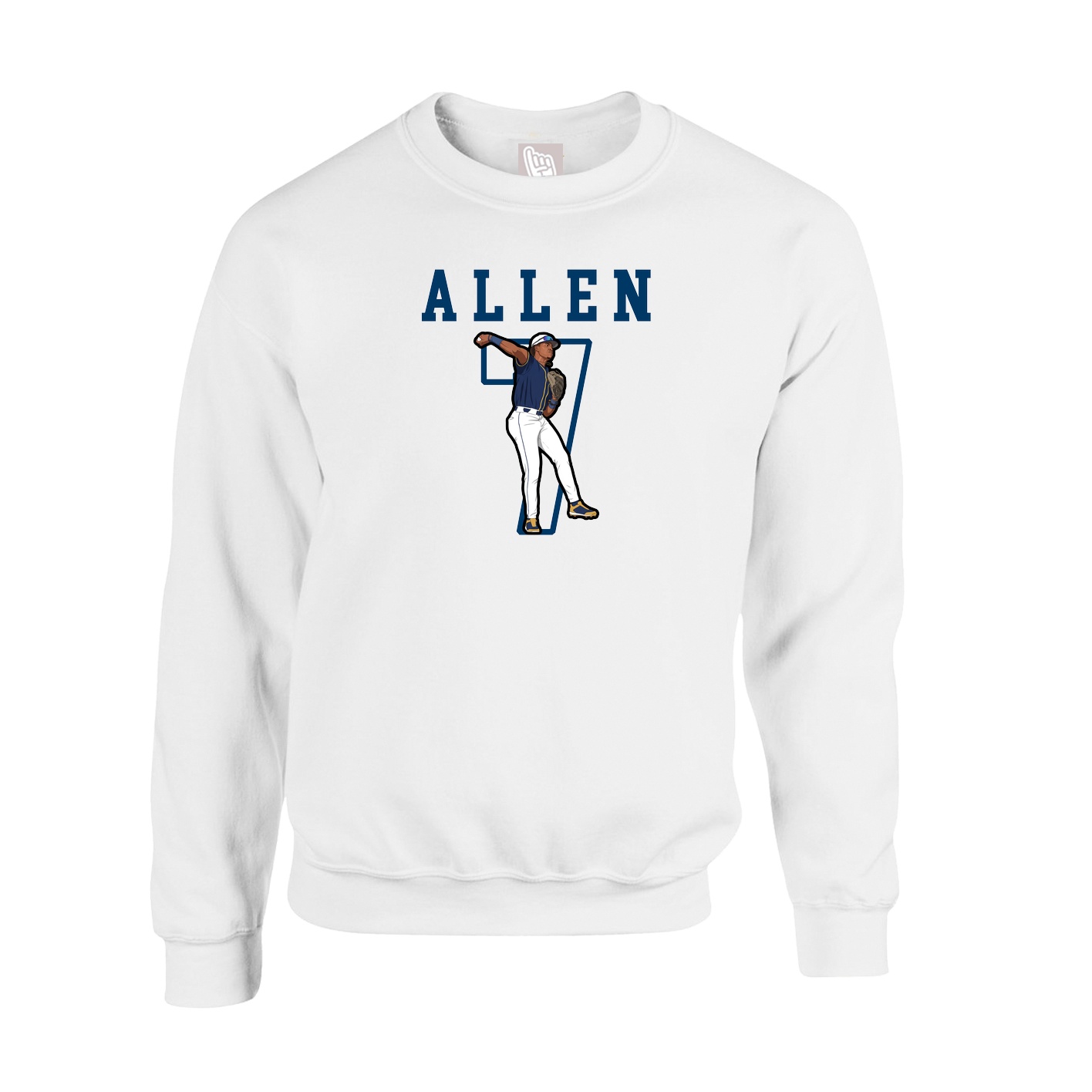 Fleece Crew — Shirsey in White