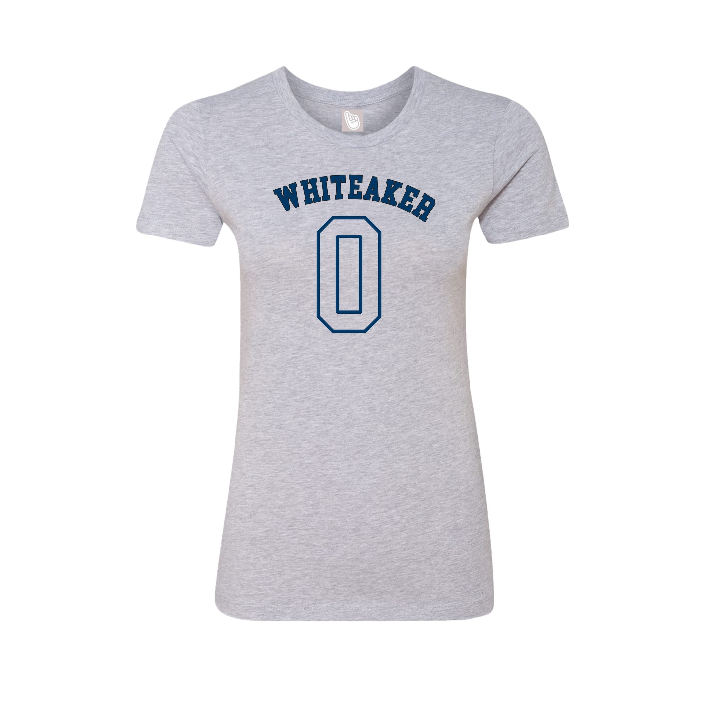 Fitted Women's Tee — Shirsey Arch in Grey