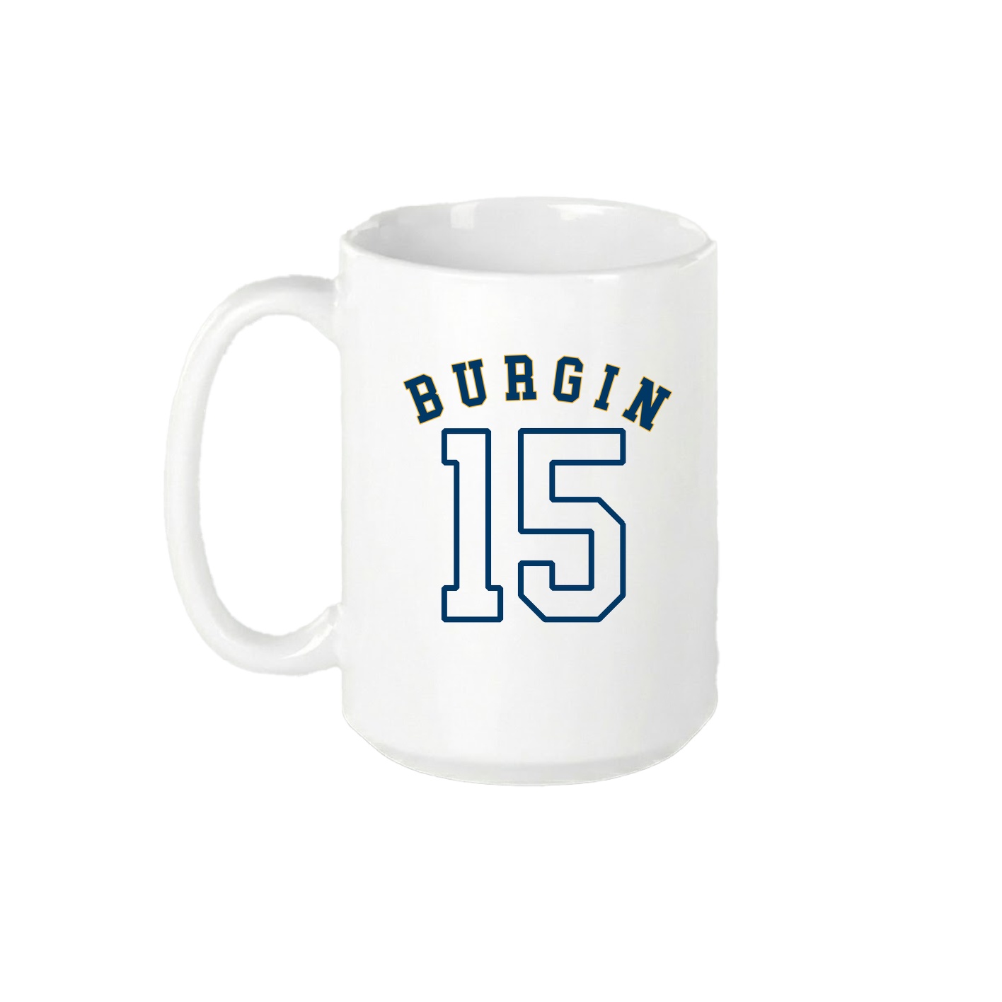 15oz Coffee Mug — Shirsey Arch in White