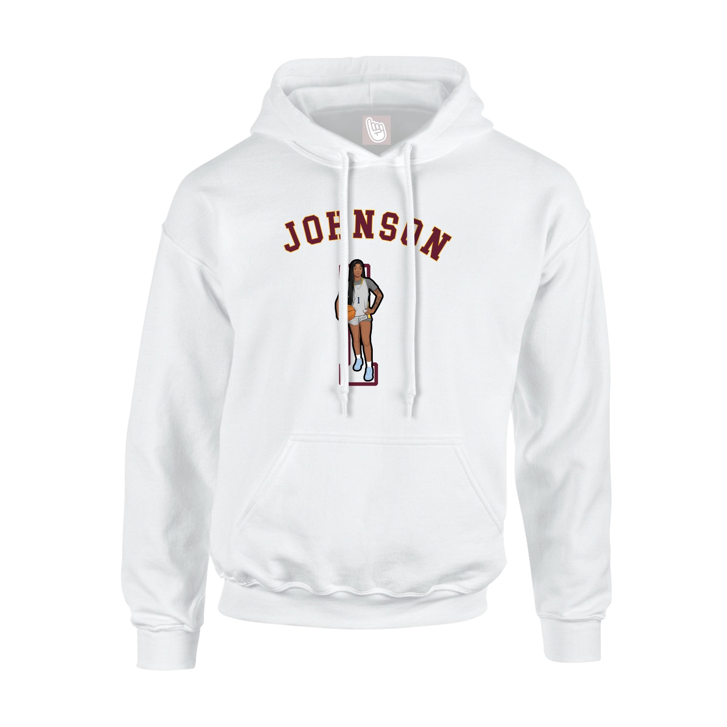Hoodie — Shirsey Arch in White