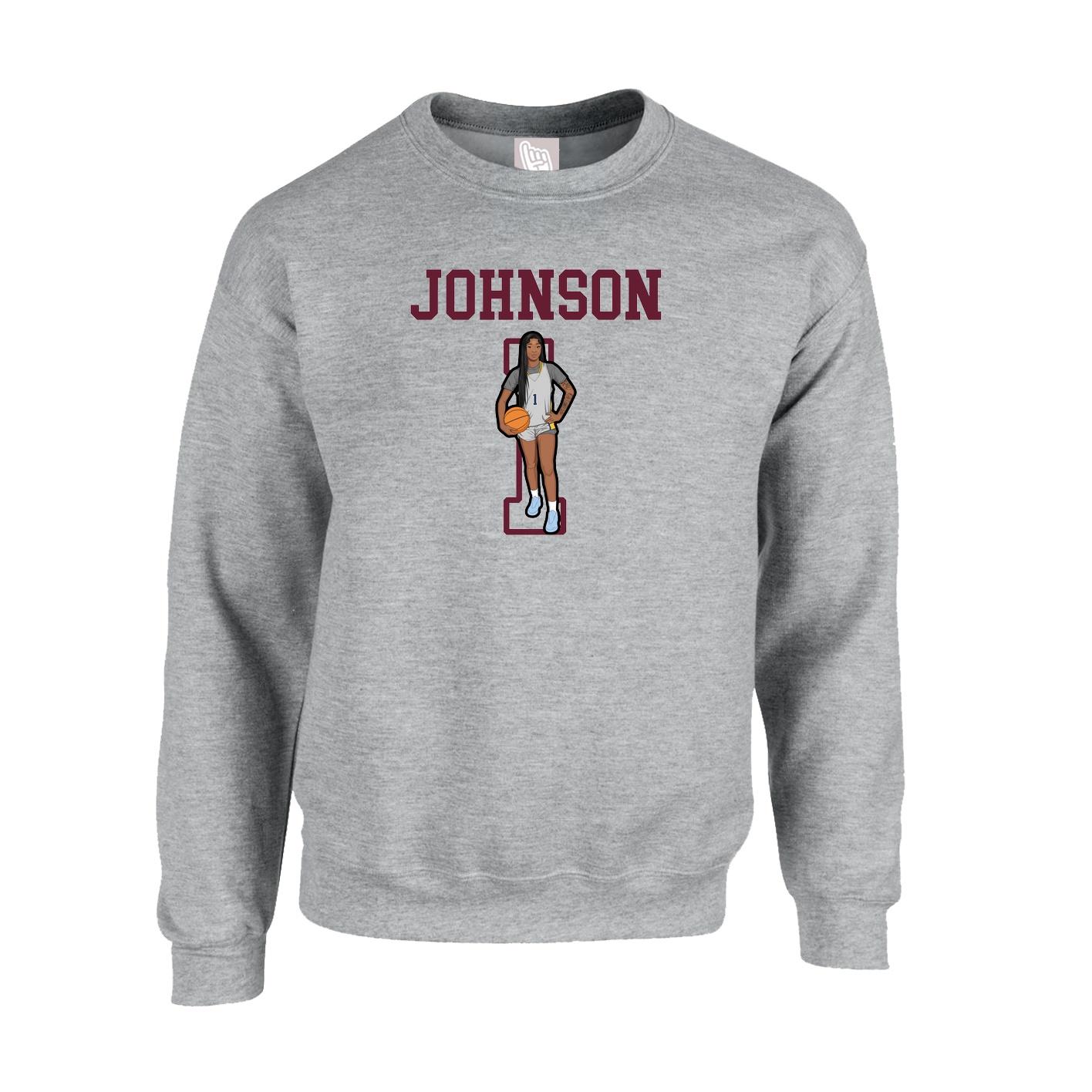Fleece Crew — Shirsey in Grey