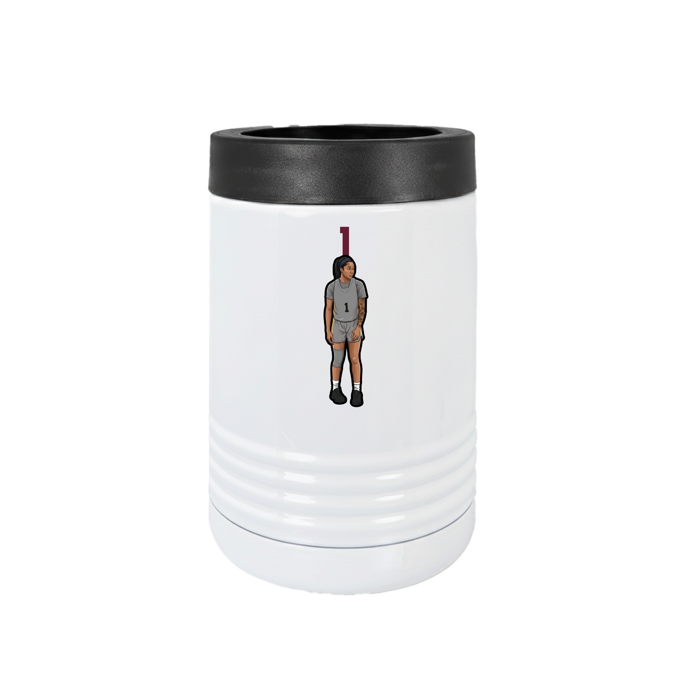 Beverage Holder — Number Top in White