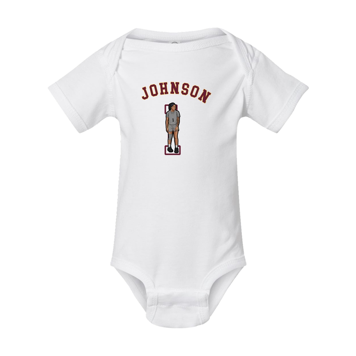 Baby Onesie — Shirsey Arch in White