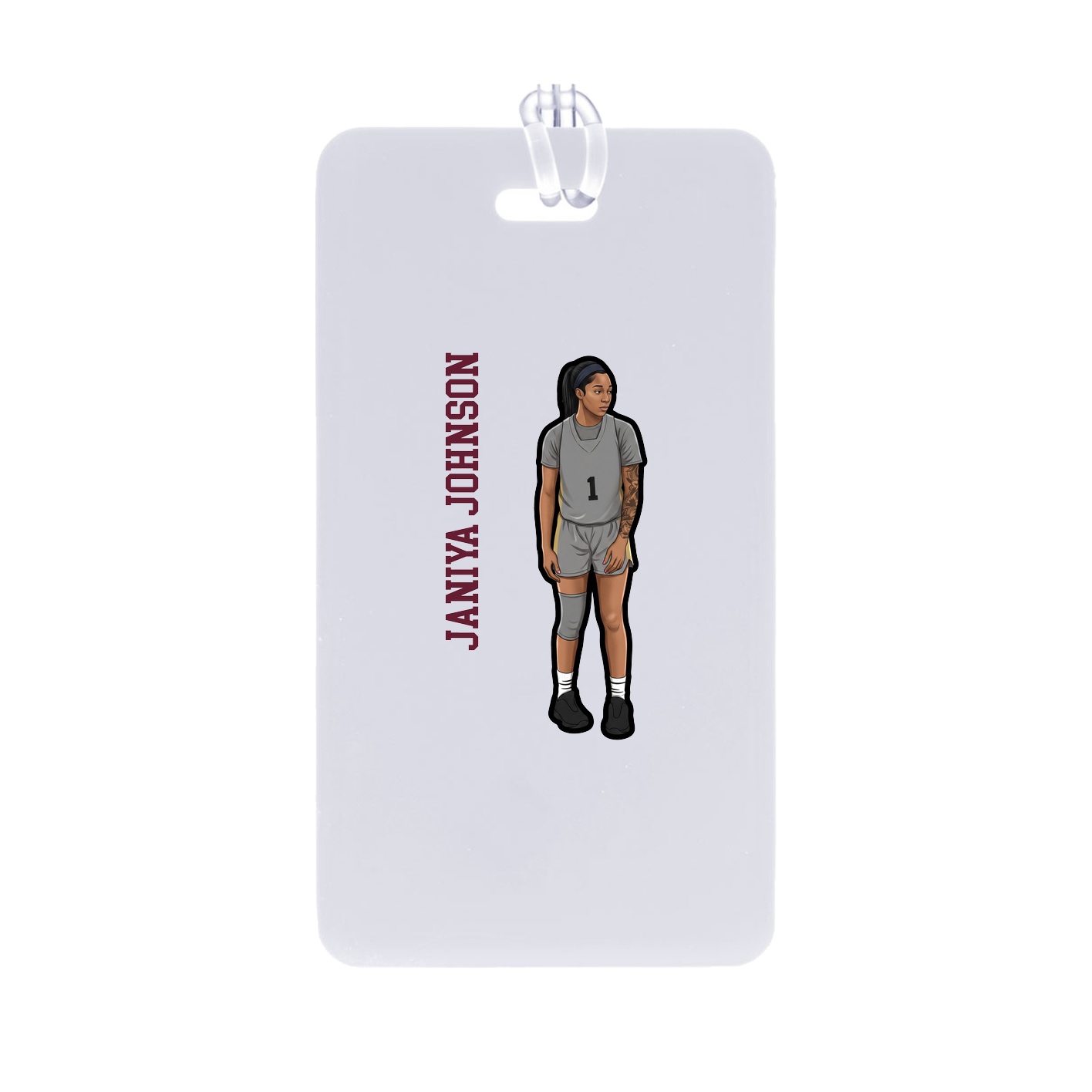 Bag Tag — Name Vertical in Classic