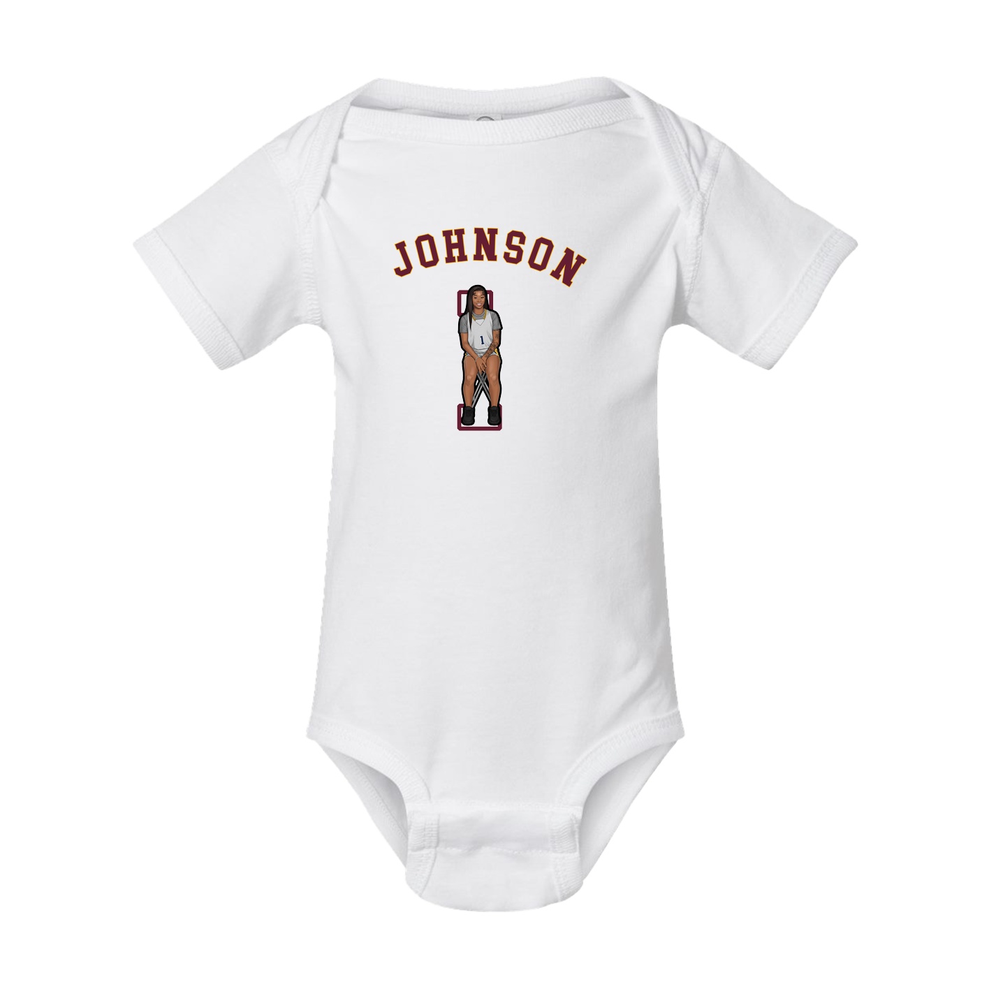 Baby Onesie — Shirsey Arch in White