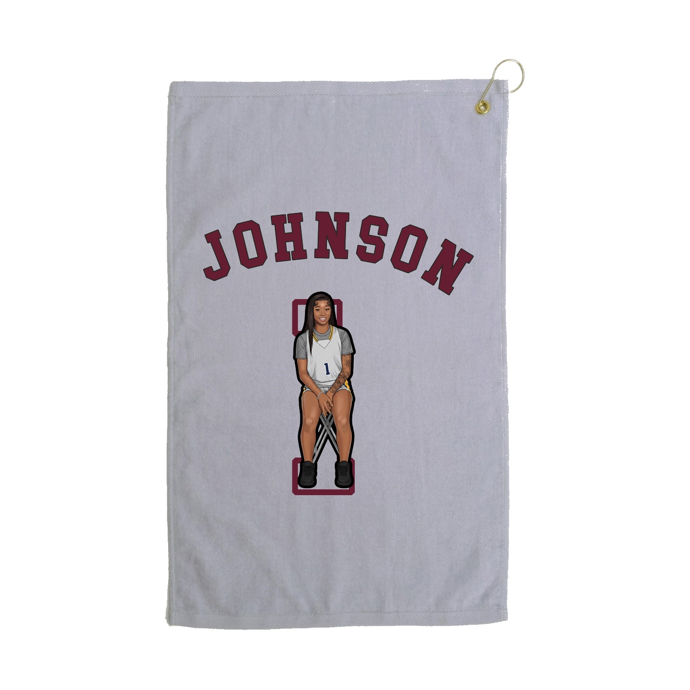 Golf Towel — Shirsey Arch in Grey