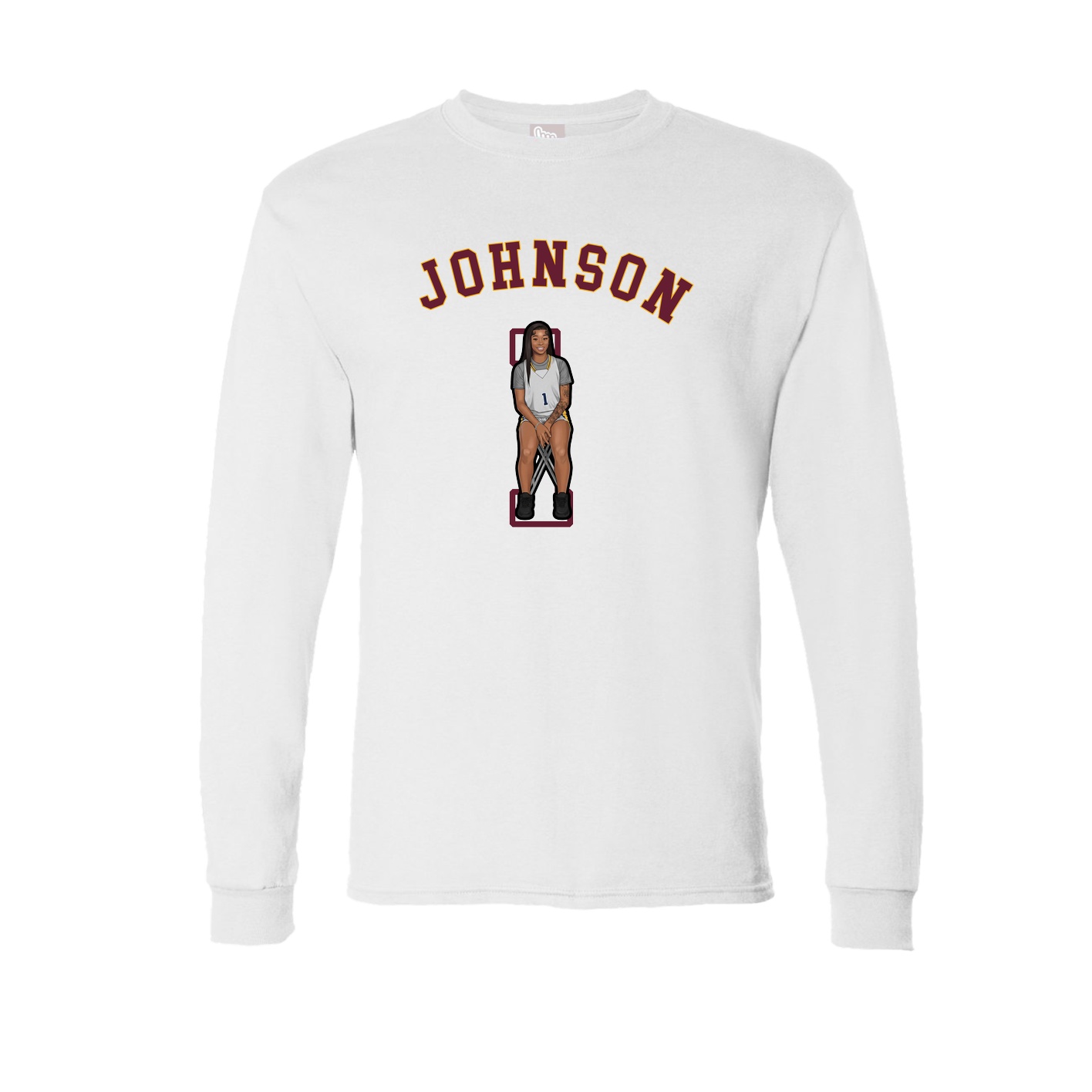 Long Sleeve Tee — Shirsey Arch in White