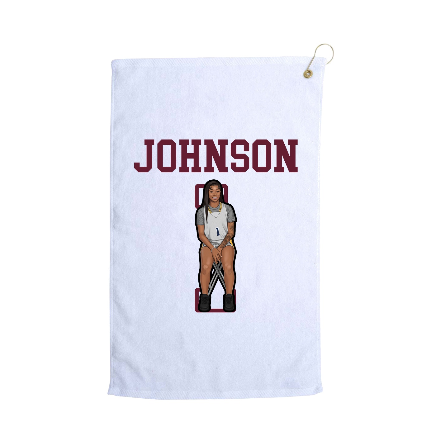 Golf Towel — Shirsey in White