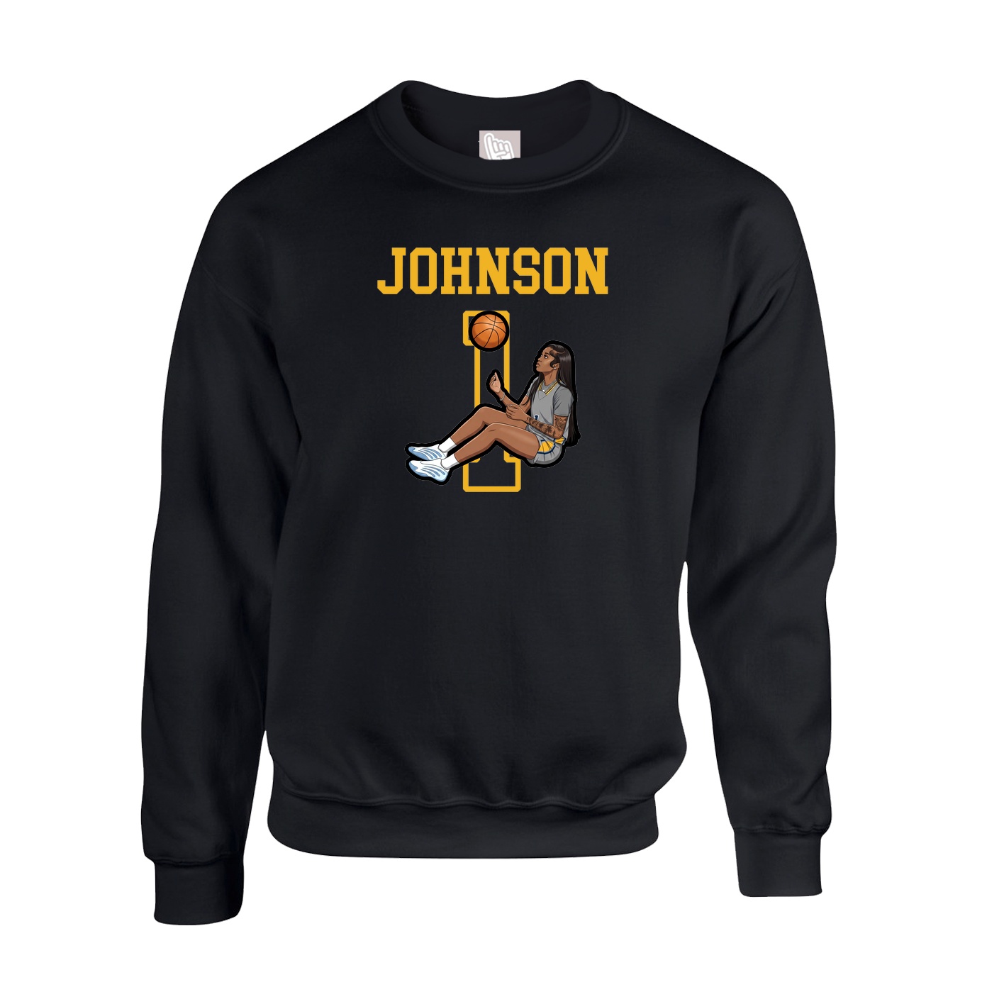 Fleece Crew — Shirsey in Black