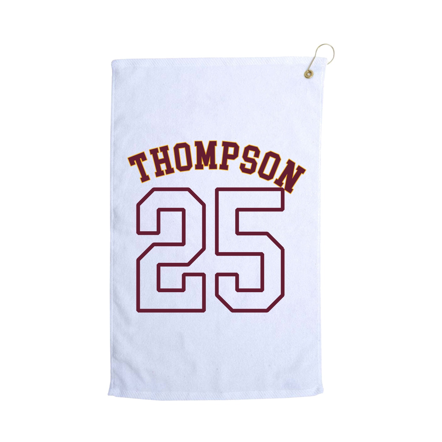 Golf Towel — Shirsey Arch in White