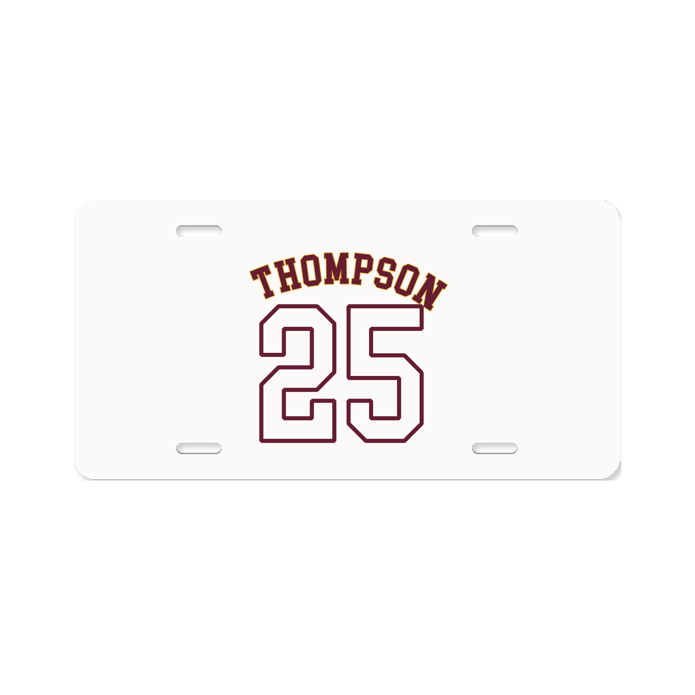License Plate — Shirsey Arch in Classic