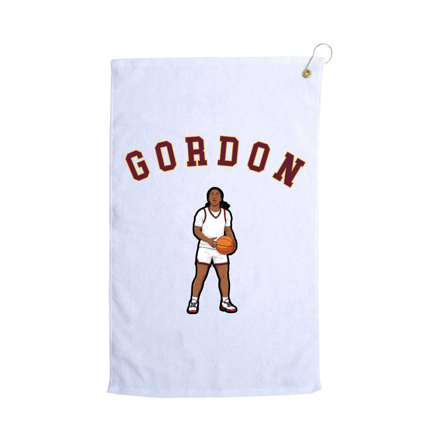 Golf Towel — Shirsey Arch in White