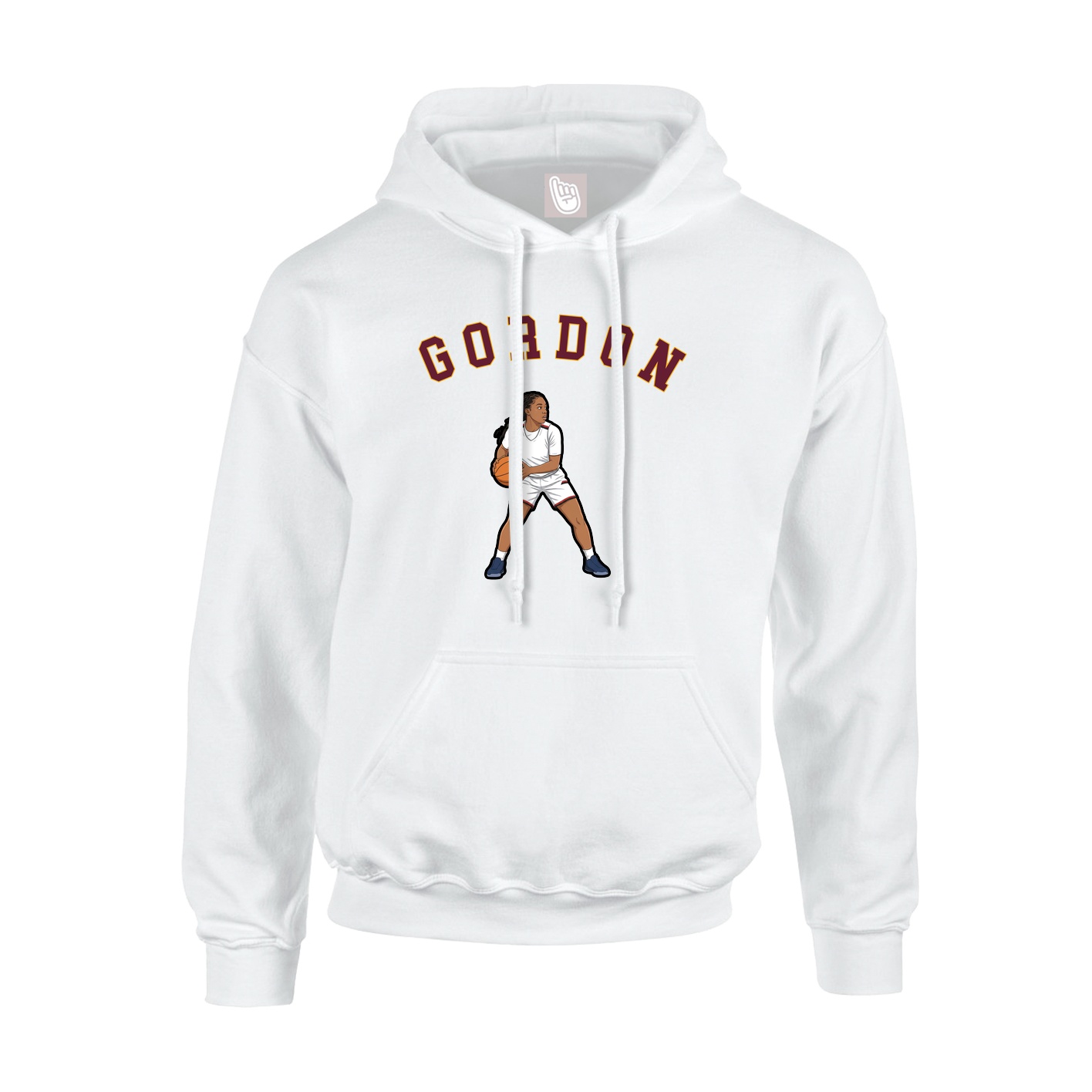 Youth Hoodie — Shirsey Arch in White