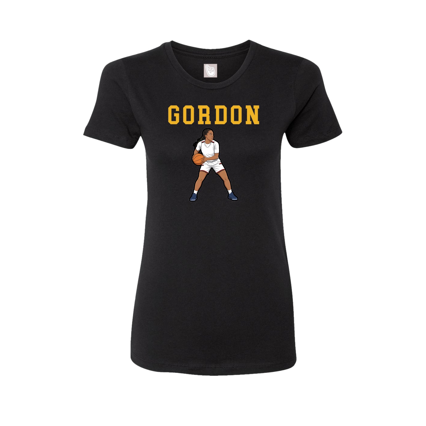 Fitted Women's Tee — Shirsey in Black