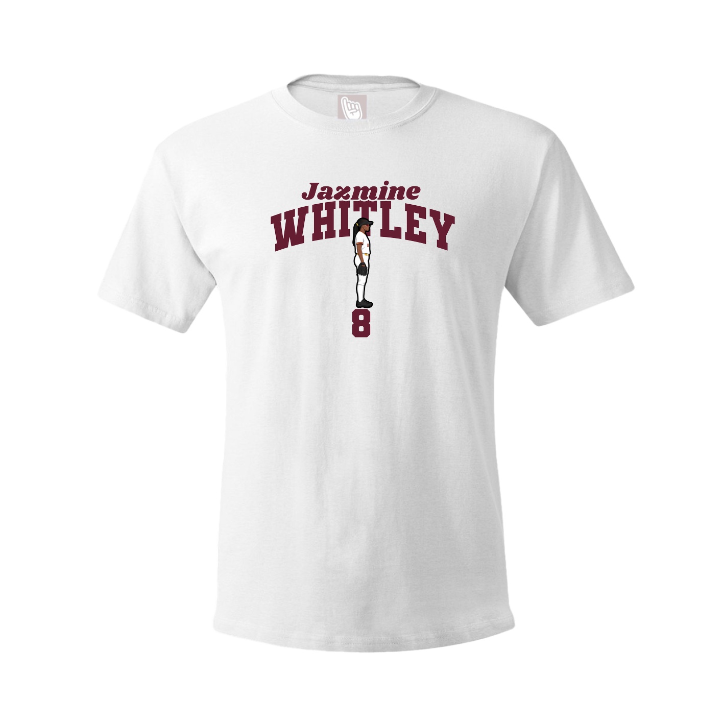 Youth Tee — Signature Arch in White