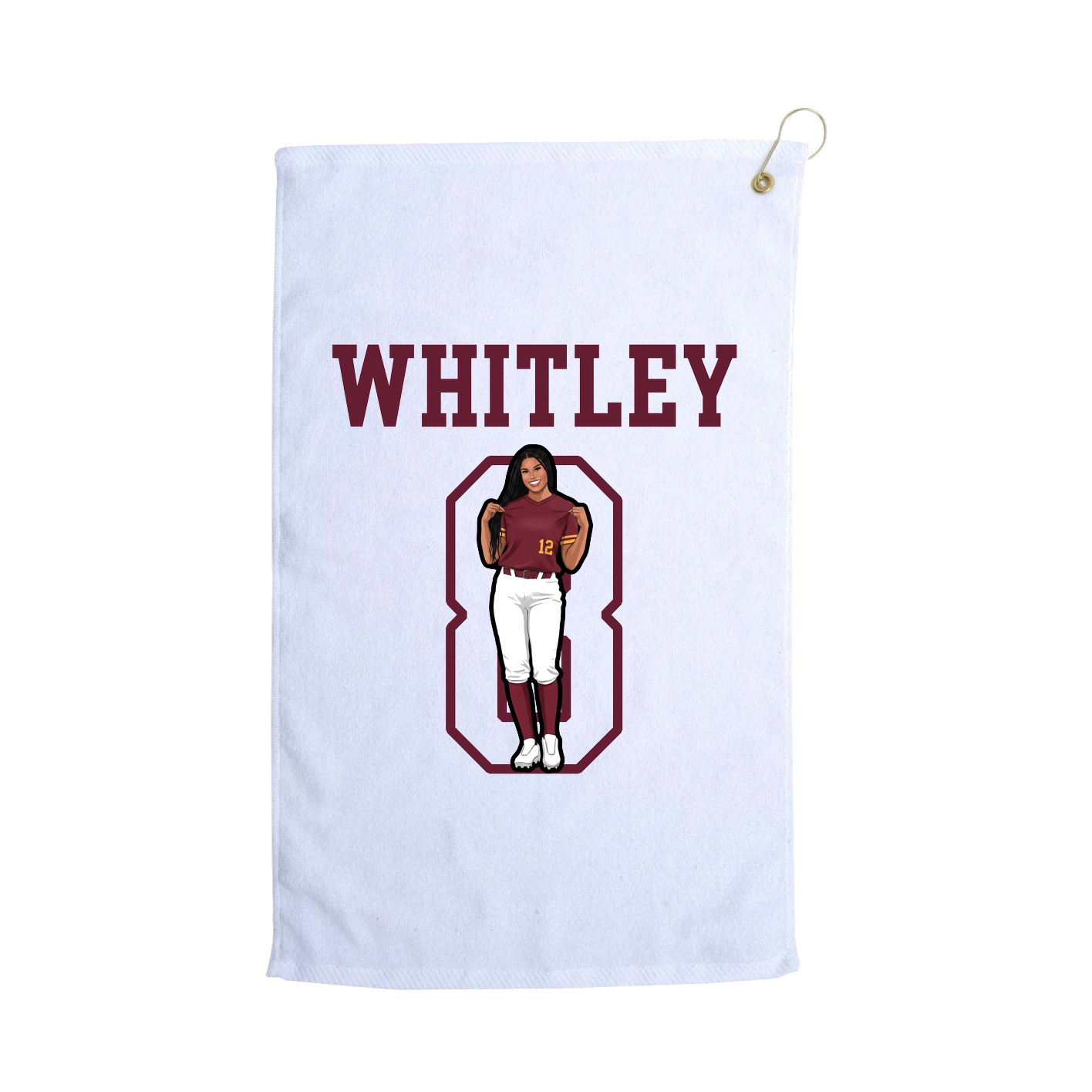 Golf Towel — Shirsey in White