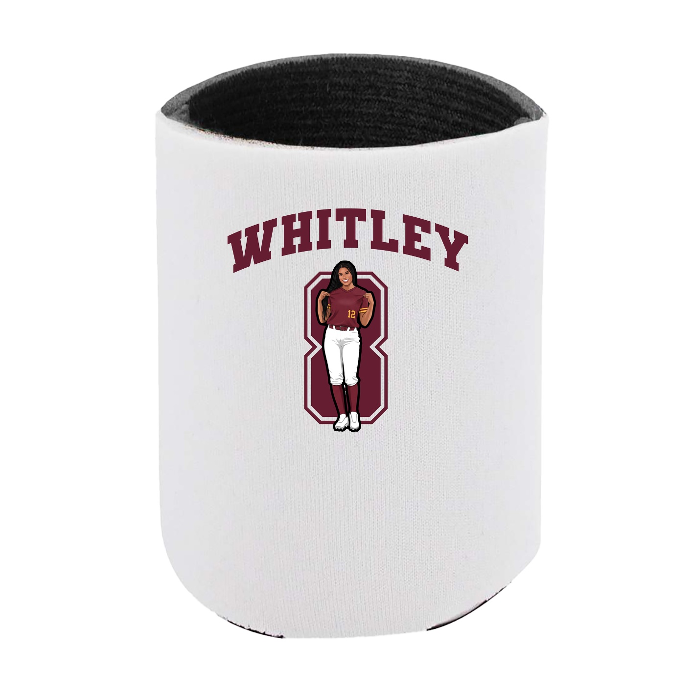 Can Holder — Number in White