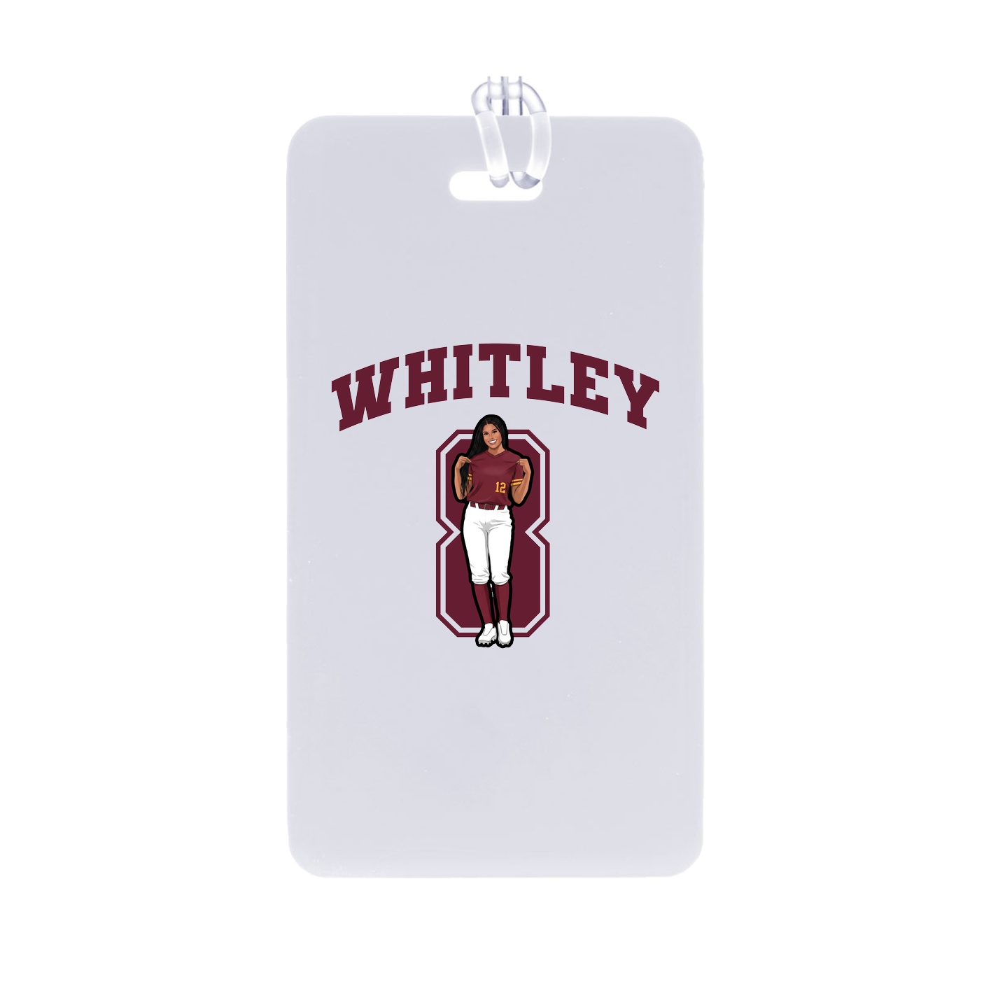 Bag Tag — Number in Classic
