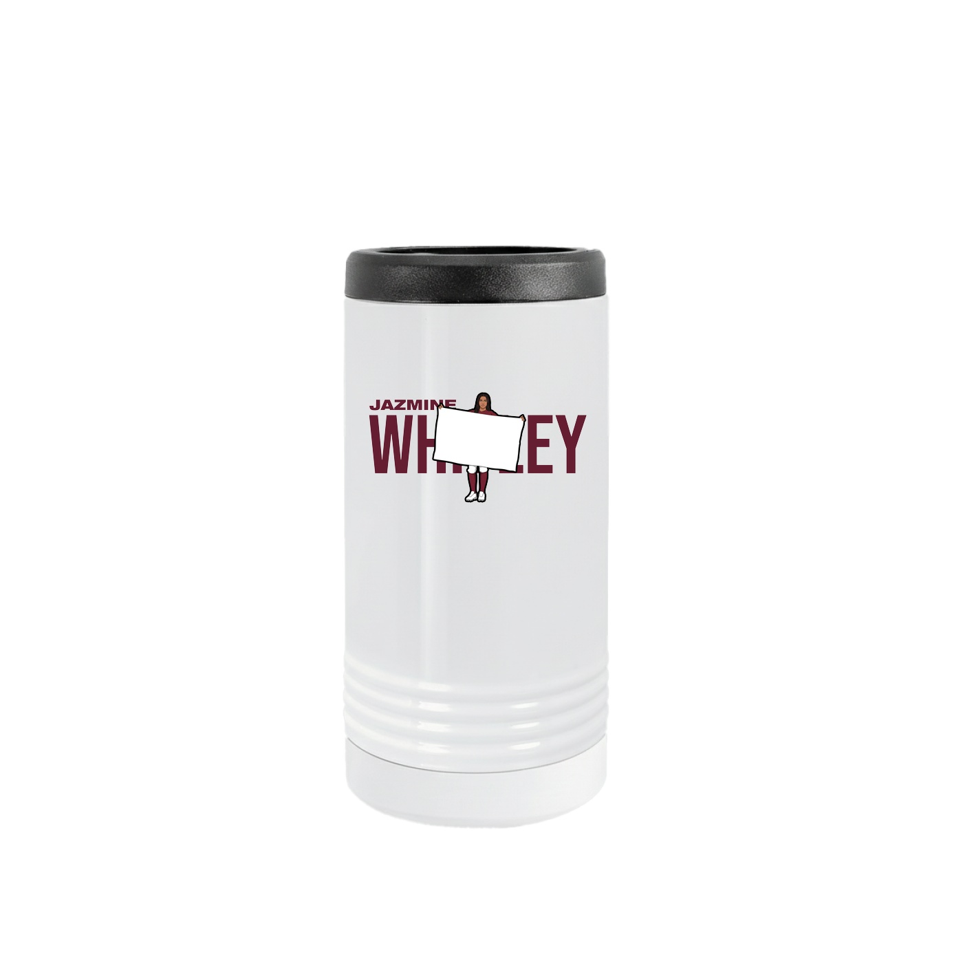 Slim Beverage Holder — Player Name in White