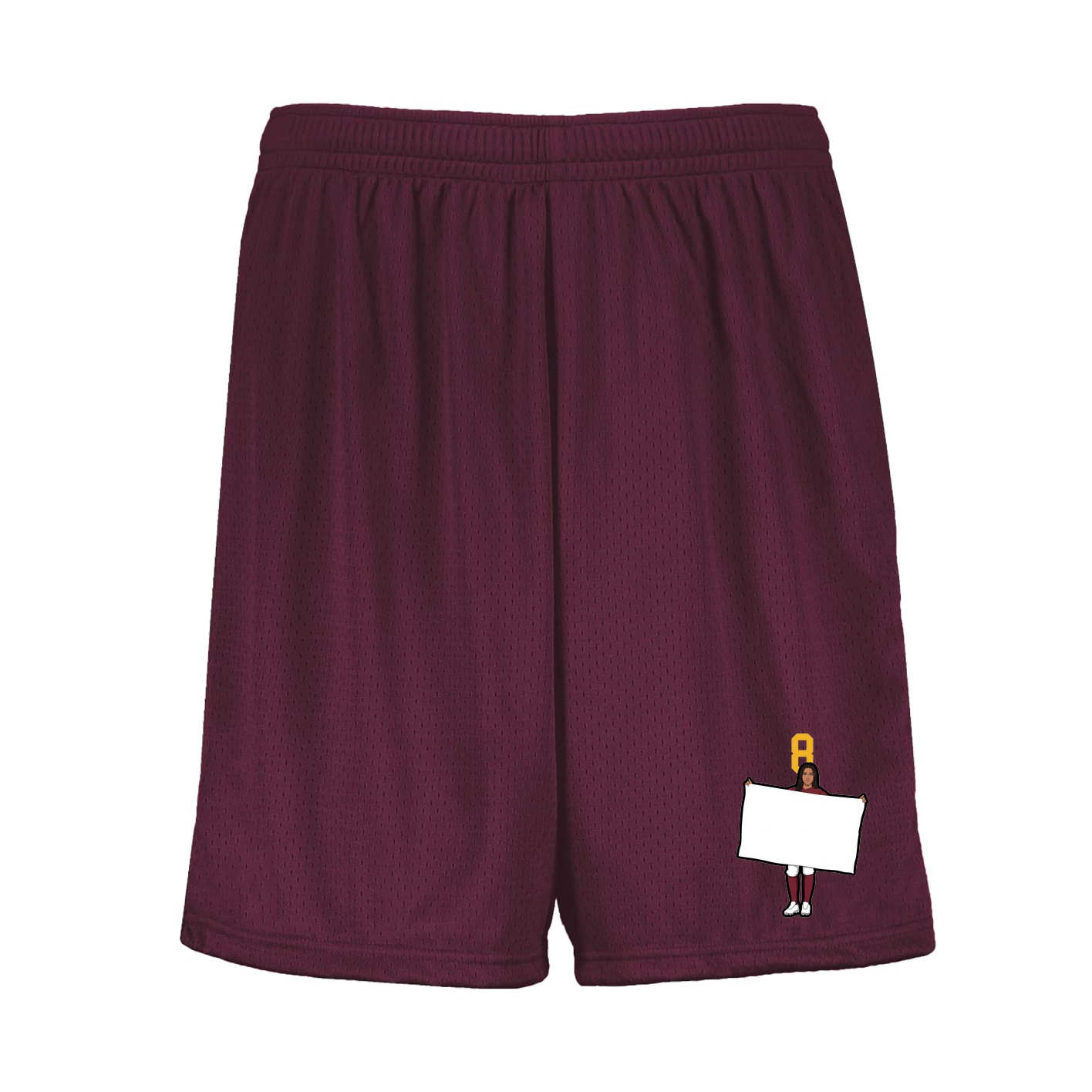 Shorts — Number Top in Maroon