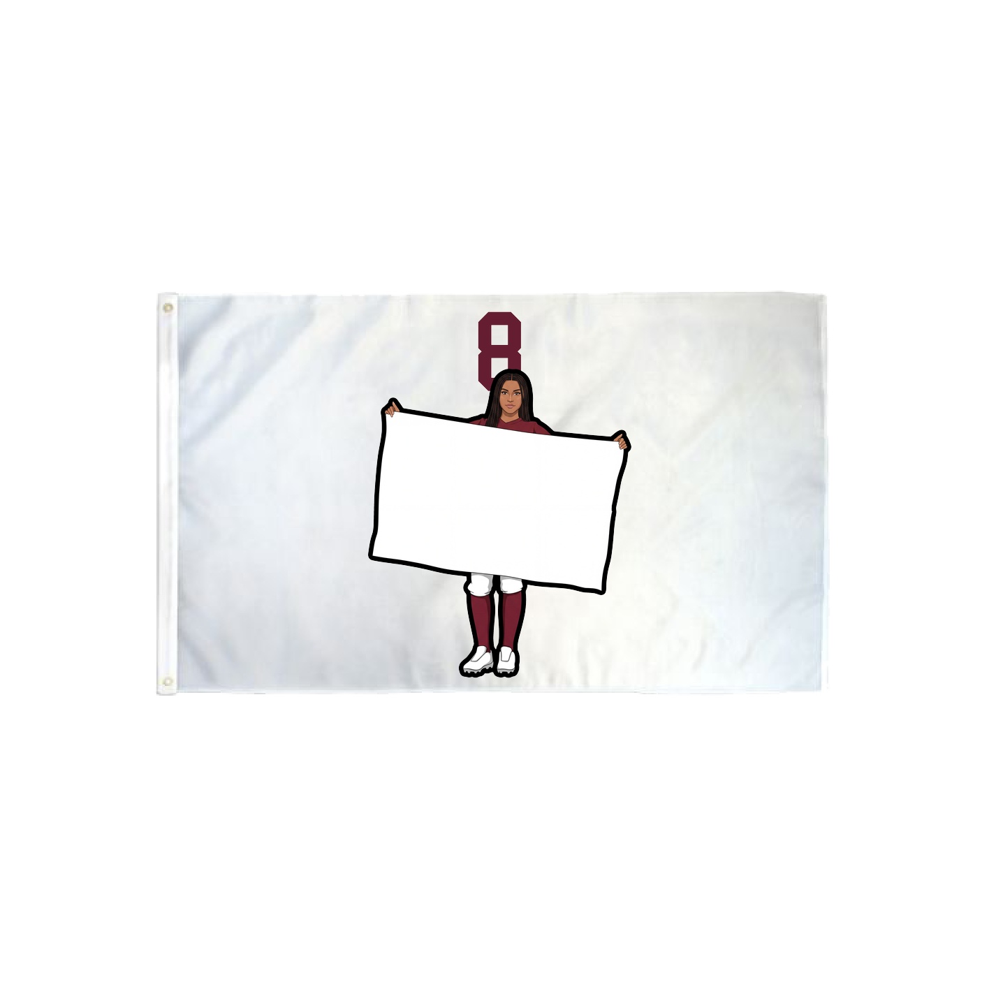 3x5 Flag — Number Top in Classic