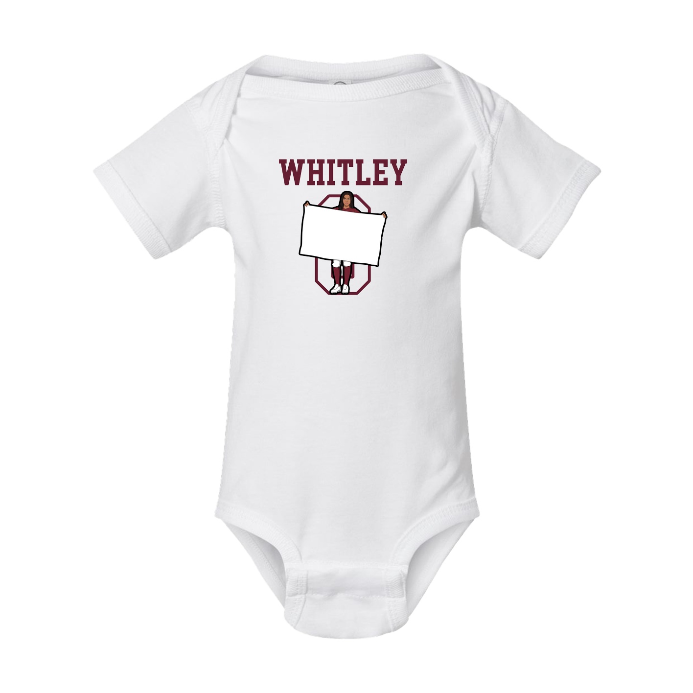 Baby Onesie — Shirsey in White