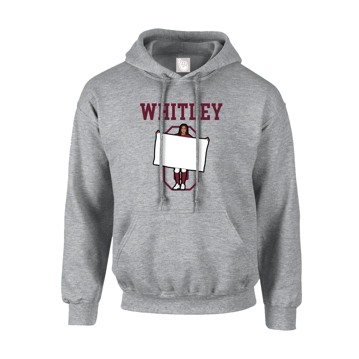 Hoodie — Shirsey in Grey