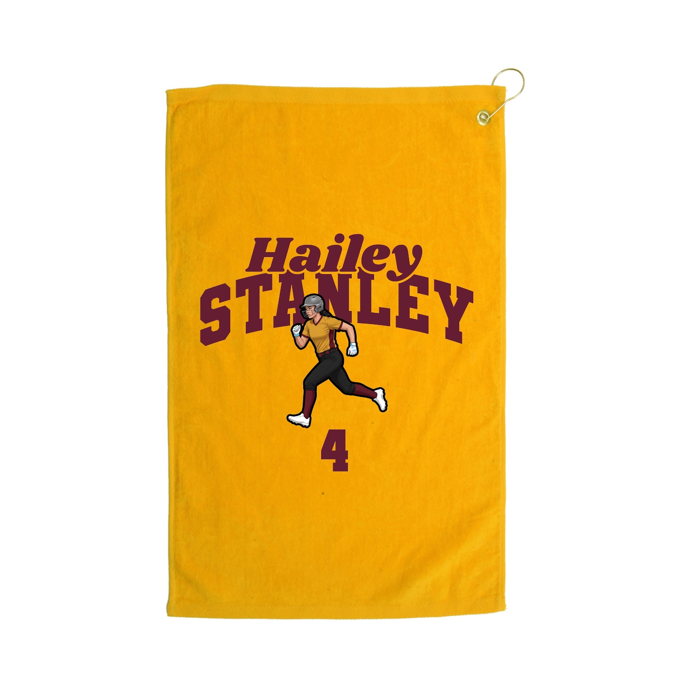 Golf Towel — Signature Arch in Gold
