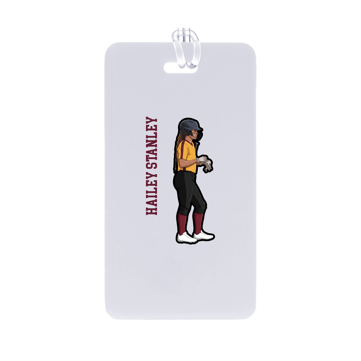 Bag Tag — Name Vertical in Classic