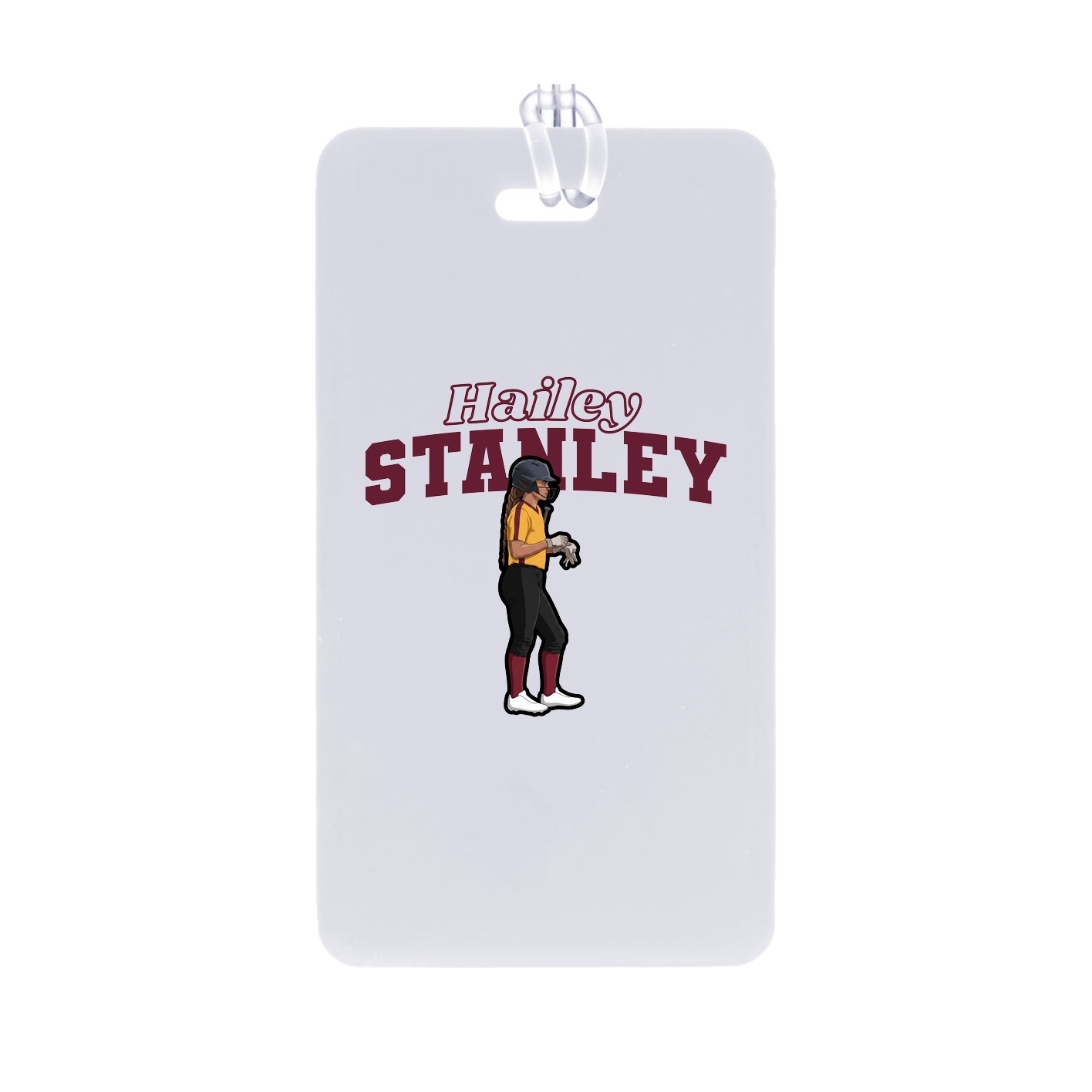 Bag Tag — Name Arch in Classic