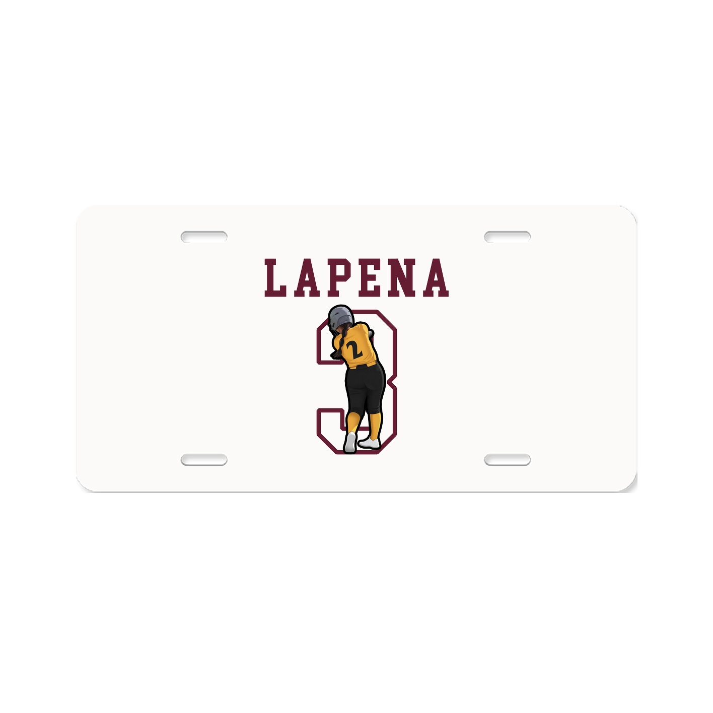License Plate — Shirsey in Classic