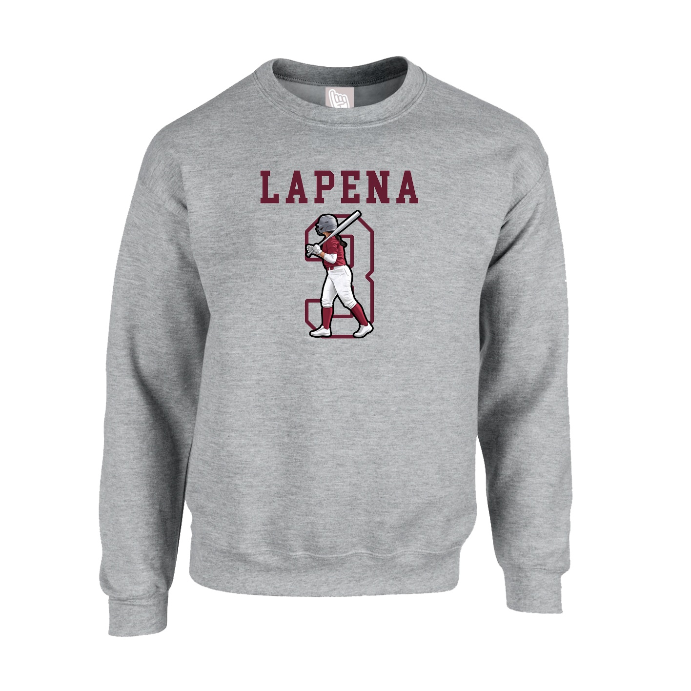 Fleece Crew — Shirsey in Grey