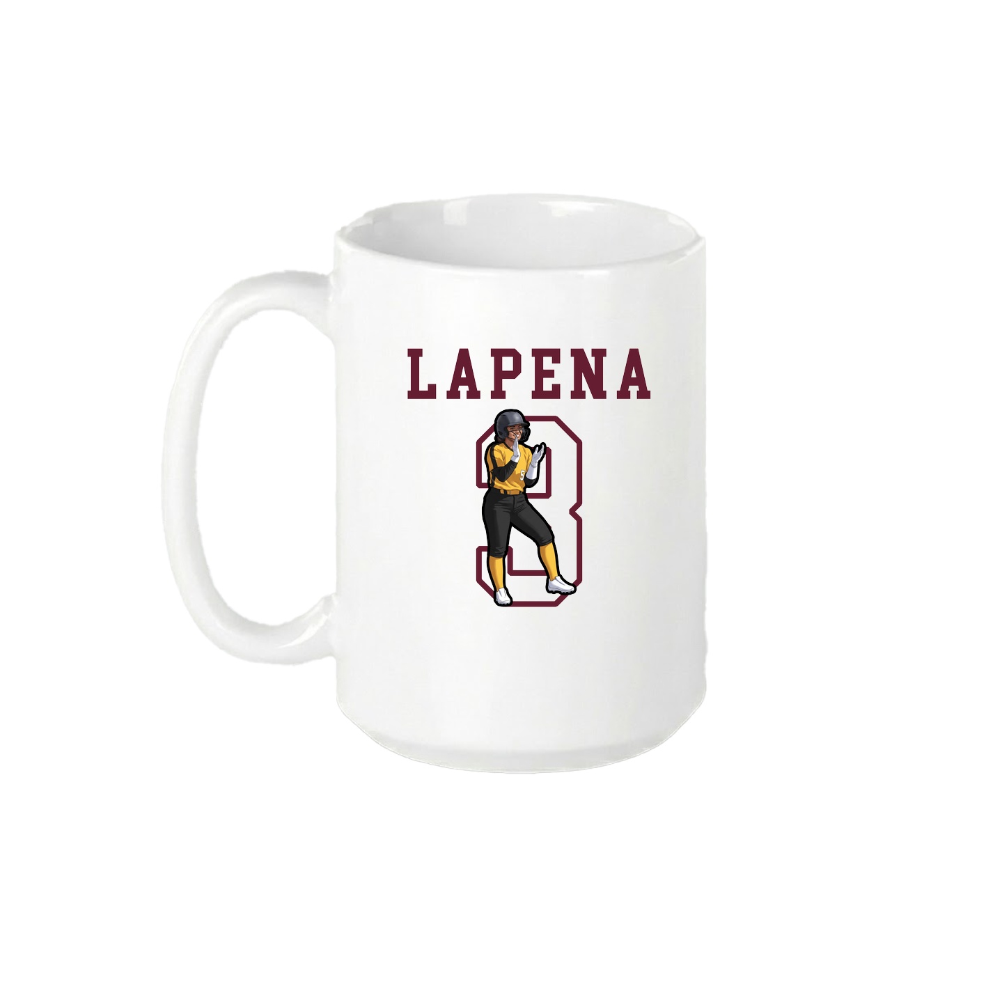 15oz Coffee Mug — Shirsey in White