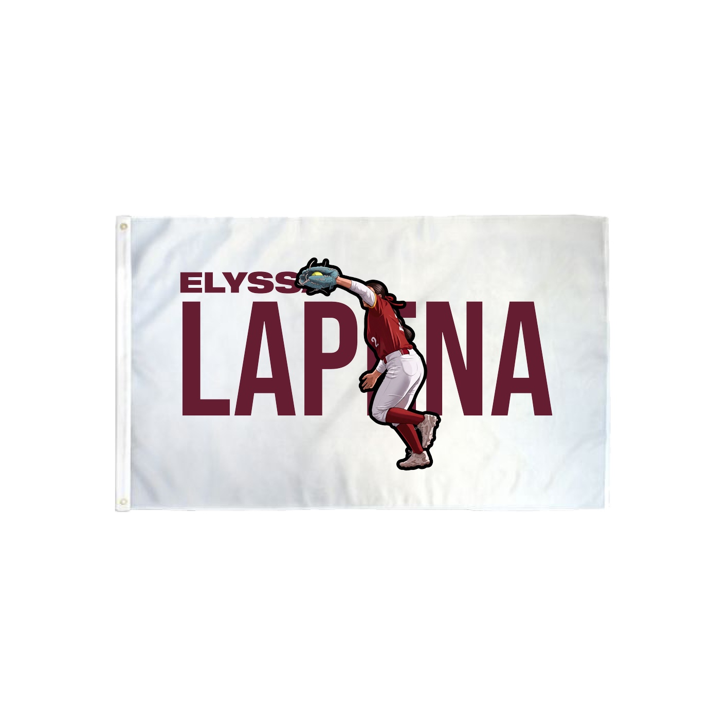 3x5 Flag — Player Name in Classic